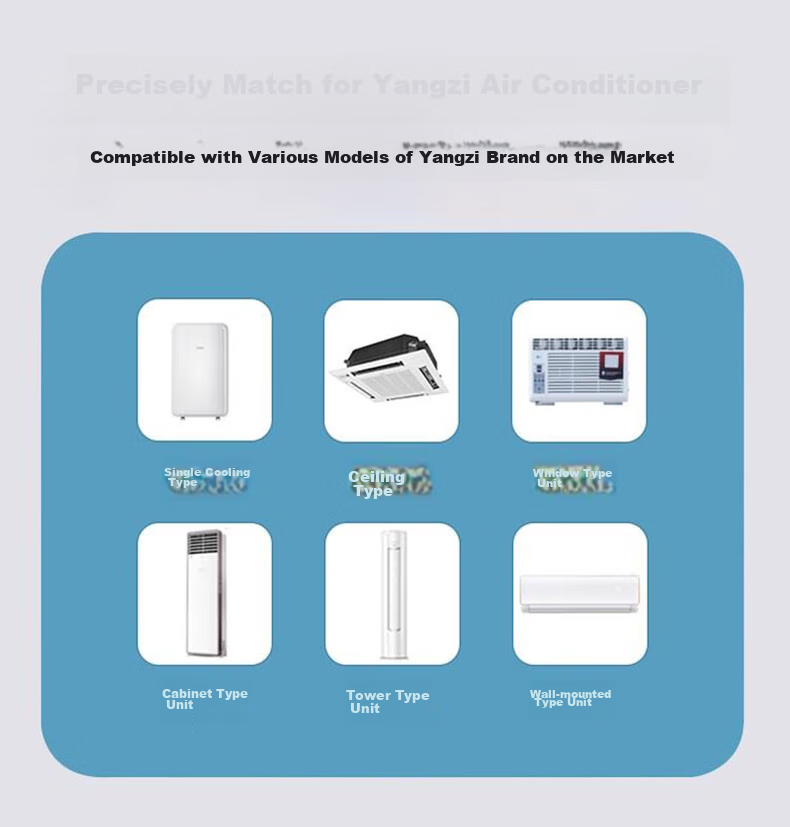 Nichu Compatible with Yair Yangzi Air Conditioner Remote Control Universal for TYDQ10046, 10045, 37, 32 Wall-Mounted Cabinet Central Air Conditioning Multi-Function Remote Control Board Yangzi 1