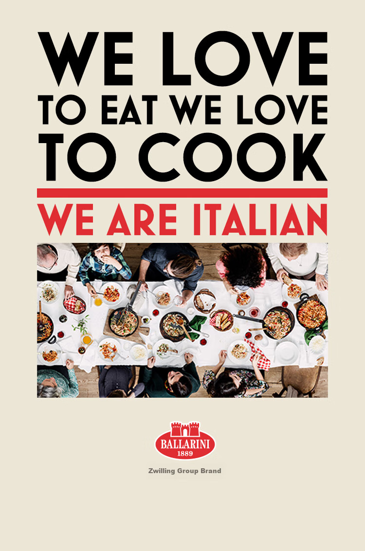 BALLARINI [Imported] Non-Stick Pan with Titanium Ceramic Coating, Flat Bottom Pan, Zero Fluorine, Induction Cooker Compatible, Stir-Fry Pan, 26CM, Laidro 19