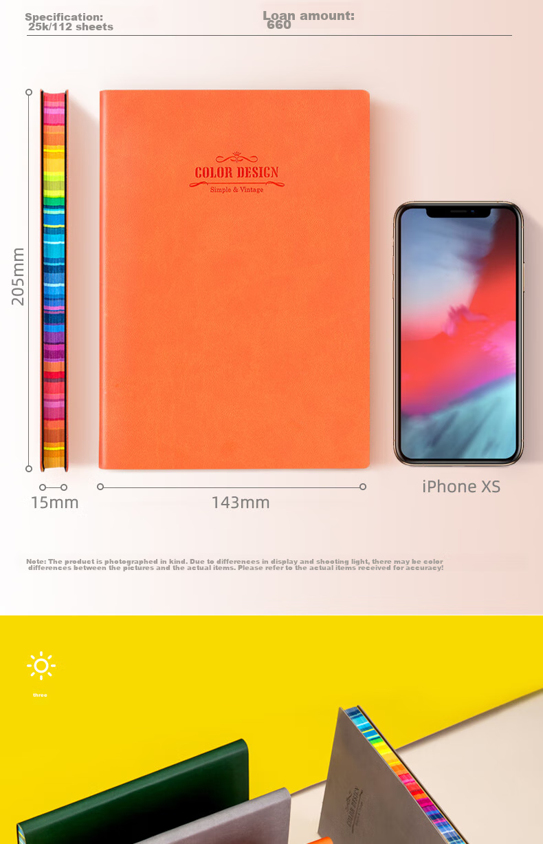 Deli A5/96 Sheets Skin-Feel Soft Cover Notebook, Fresh Candy-Colored Diary Journal Notebook Stationery, 22283 Light Pink 13