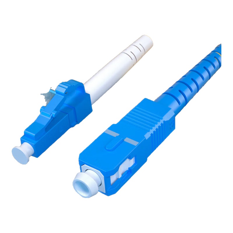 Nokoxin 5m Telecom Grade Single-mode Single-core Fiber Optic Patch Cable Home Fiber Extension Optical Transceiver Pigtail Custom Length Supported UPC Connector SC-LC