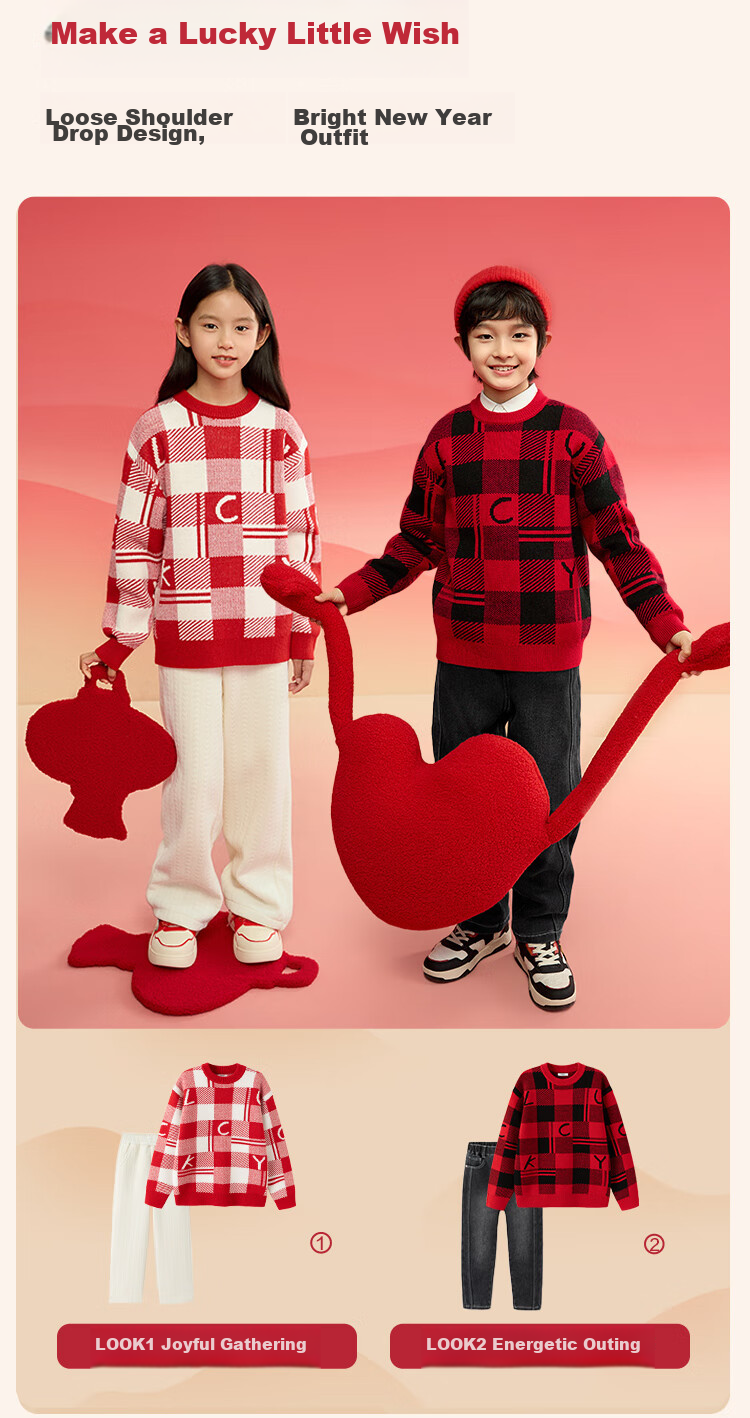 BALABALA Children's Clothing, Kids' Sweater for Boys And Girls, Spring And Winter Wear, Baby Knitted Top 5