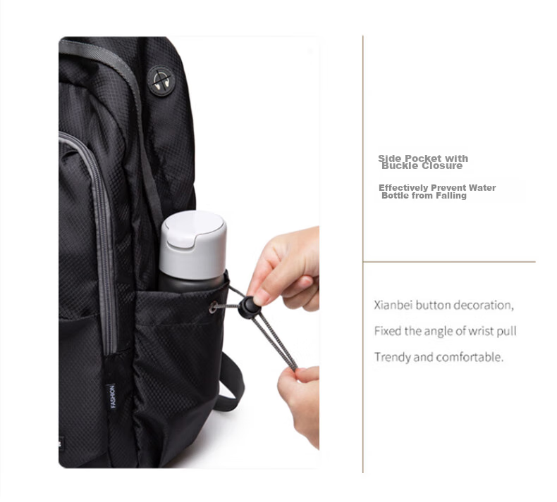 Viney Large Capacity Backpack for Women, Foldable Portable Skin Bag, Ultra-Light Water-Resistant Travel Outdoor Sports Backpack 6