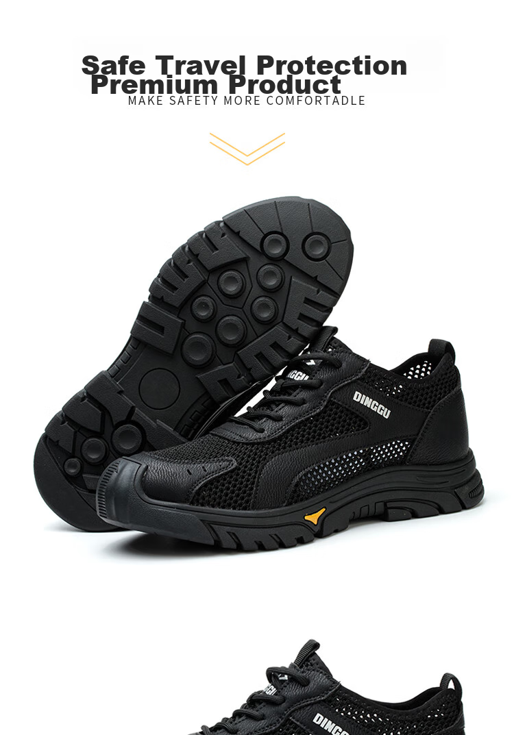 Dinggu Safety Shoes for Men, Anti-Smashing And Puncture-Resistant Steel Toe Work Boots, All Seasons, 1113heiW40 9