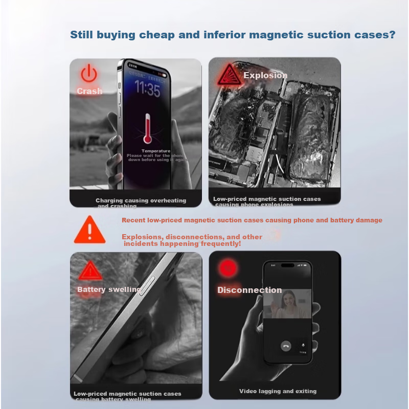 Tulasi Support Case [New Cooling Magnetic Design | Long-Lasting Non-Yellowing] Compatible with IPhone 16 Pro Max Case, Transparent Ultra-Thin Stand Anti-Drop
