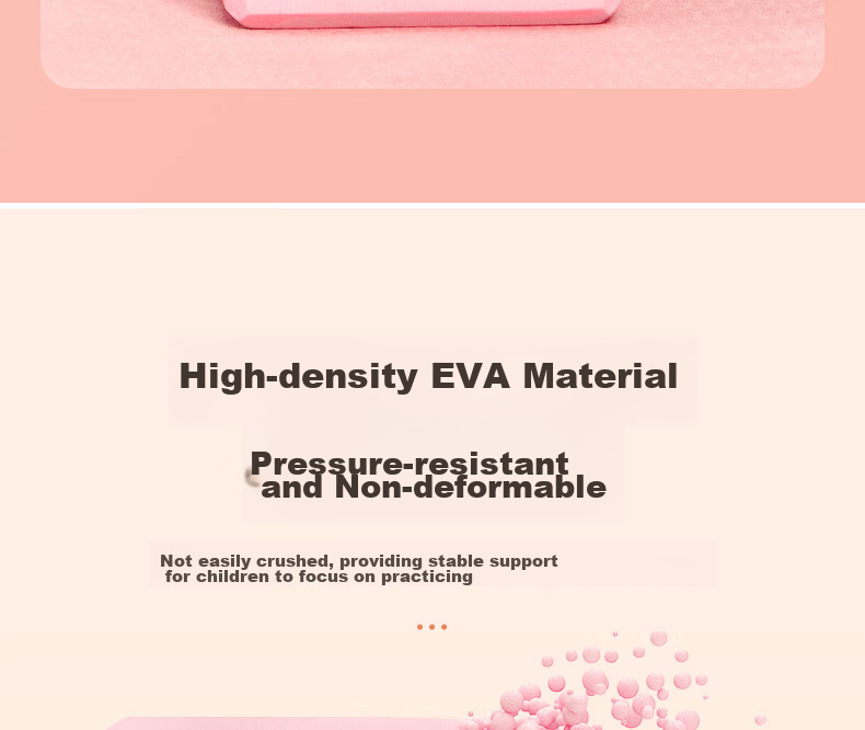 Li-Ning Yoga Block for Children, High-Density Specialized Dance Practice Leg Stretching Arch Training, Wealthy Package Foam Block PE 8