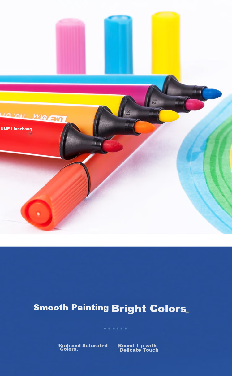 Disney 12-Color Washable Watercolor Markers, Student Coloring Pens, Children's Hexagonal Handle Drawing Pencils, Spider-Man Drawing Pens 7