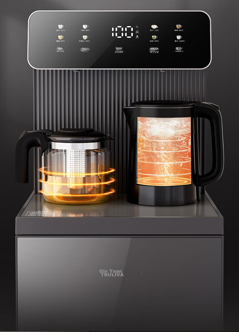 TRULIVA Tea Bar Machine, Home Water Dispenser, Multifunctional Office Standing Bottom-Loading Water Bottle, Fully Automatic Tea Bar Cabinet Integrated High-End Living Room Cooling And Heating Dual-Purpose 2026 New Model 7