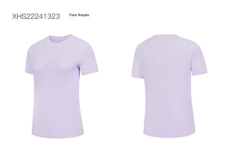 QIAODAN Women's Short-Sleeve T-Shirt, Summer Breathable Quick-Dry Round Neck Sports Running T-Shirt Top for Wome 31