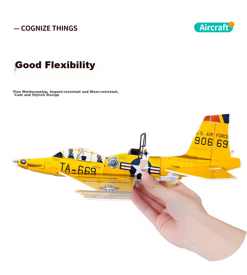 Babamama Glider Toy Airplane, Frisbee, Hand-Thrown Foam Airplane, Outdoor Model Aircraft, Rechargeable Children's Toy 3