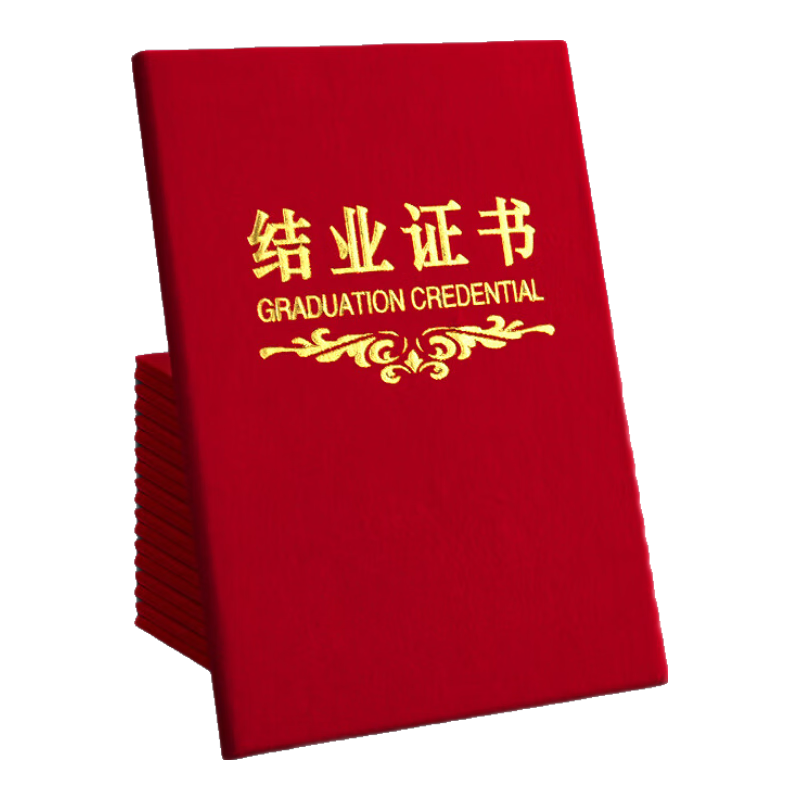 DSB Classic 12k Suede Graduation Certificate Cover Training Certificate Holder 10-Pack with 20 Inner Sheets 050841