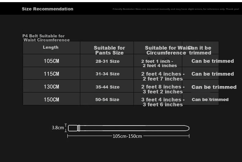 Zhanshuniao P4 (High-End) Automatic Buckle Canvas Belt Nylon Belt for Men, Casual Cargo Pants Woven Belt, Trendy Gift 13