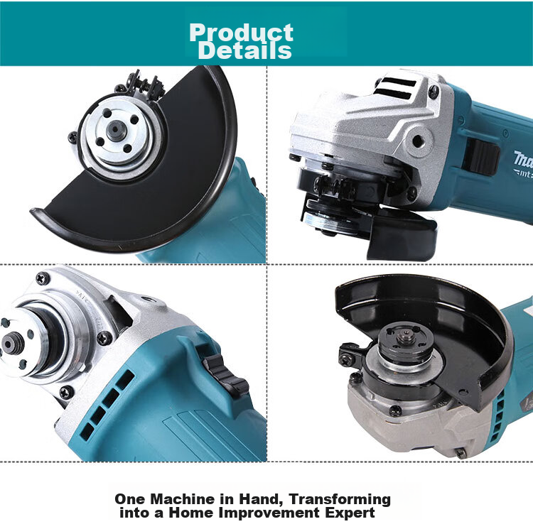 MAKITA Angle Grinder, Cutting Machine, Polisher, Hand Sanding Wheel, Rear Switch M9513B 14
