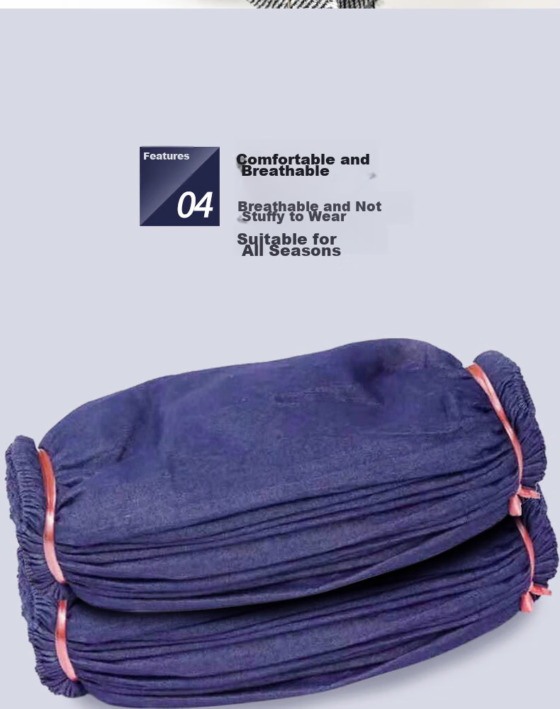 Shengfang Denim Sleeve Protectors, Welding Anti-Fouling Wear-Resistant Dirt-Resistant Denim Fabric, Thickened Sleeve Covers, Work Factory Protective Gear, 10 Pairs Pack 11