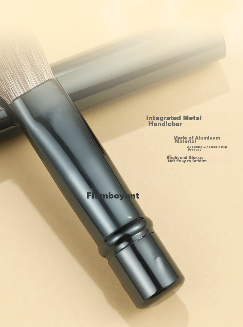 Huayang Portable Makeup Brush Set, 6 Classic Detachable Replacement Heads, Cangzhou Makeup Brush for May Day Outings 7