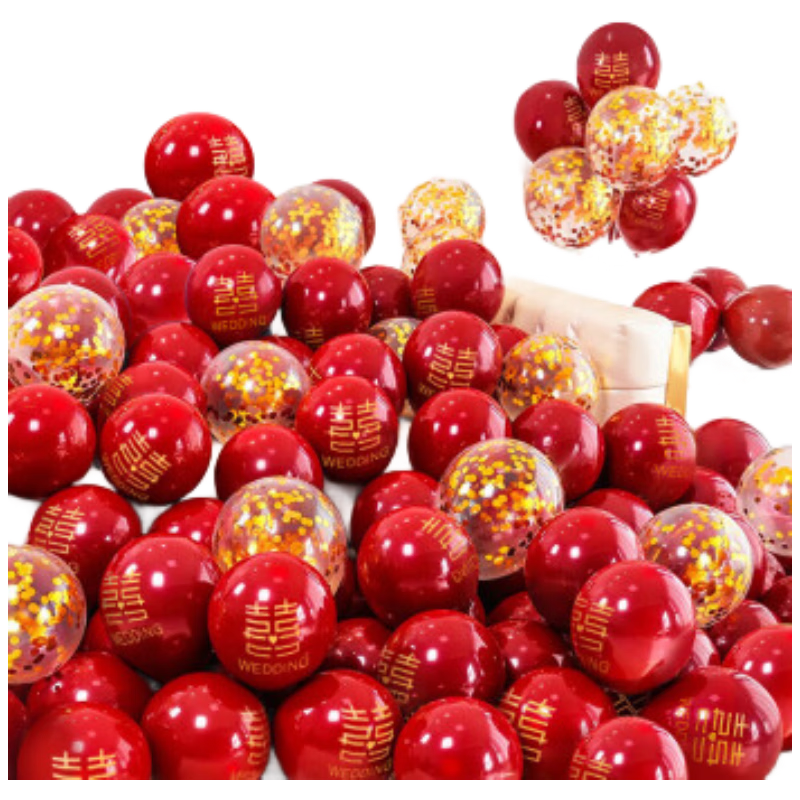 Modouyu Wedding Balloon Decorations, 50 Pieces, Wedding Celebration Balloons, Wedding Room Decoration, Birthday Party Decorations
