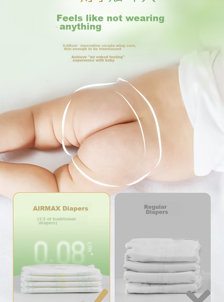 NatyCare Baby Diapers L42 (9-14kg), AIRMAX Series, Ultra-Thin Bare Feel, Large Size Diaper, Diaper Pad 4