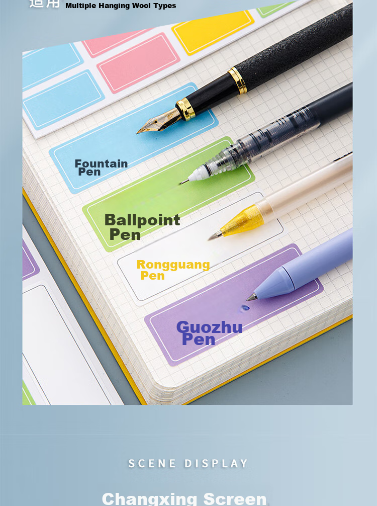 Yuhe Cartoon Waterproof Name Stickers for Kindergarten And Elementary School Students, Book Name Handwritten Labels, Self-Adhesive Markers, Indicator Stickers, Cute Fresh Signature Stickers, 6 Styles Pack 5212 9