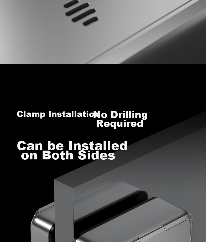Deli Glass Door Lock, Smart Lock for Glass Doors, Fingerprint Lock, Password Lock, Access Control Machine, Attendance Machine, Integrated Office Glass Door Lock, Mini-Program Management AL120 20