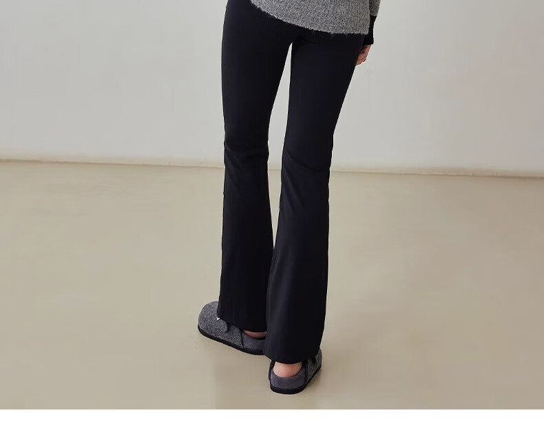 Gigt Yoga Pants for Women, Slightly Flared, Cool And Draping, Slimming, Nude-Like, Suitable for Outdoor Wear, Waist-Cinching, Butt-Lifting, Sports And Daily Fitness Pants 34