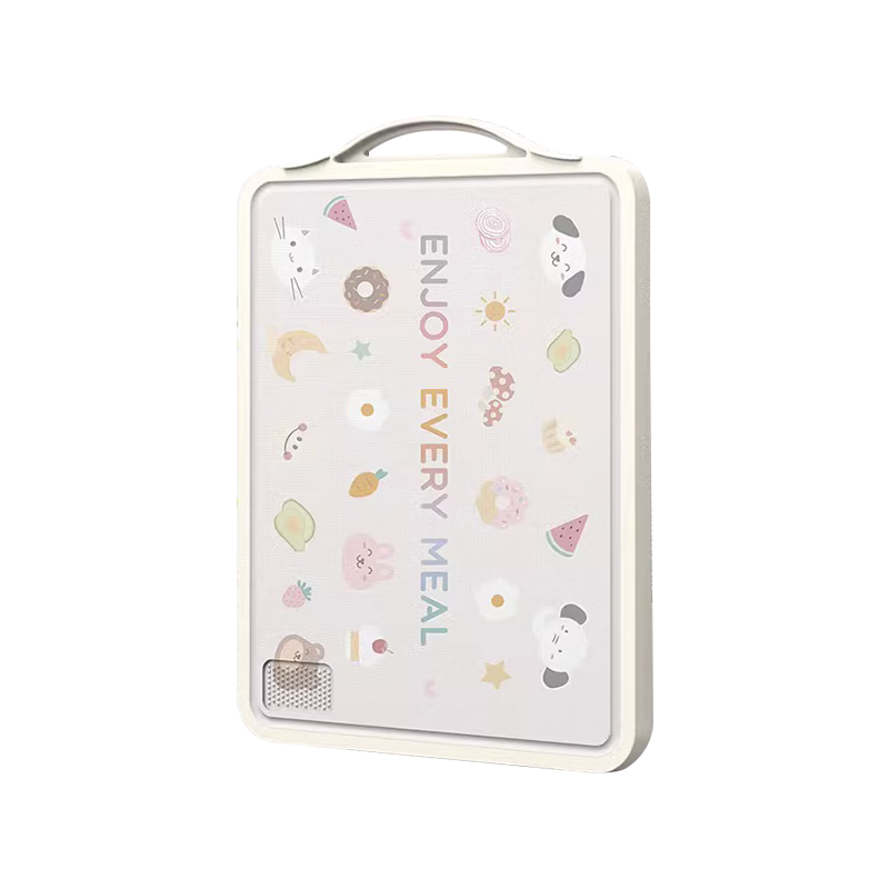 ZhaiQingSong Stainless Steel + Plastic Double-Sided Antibacterial Multifunctional Cutting Board 41x27.2x1.3cm