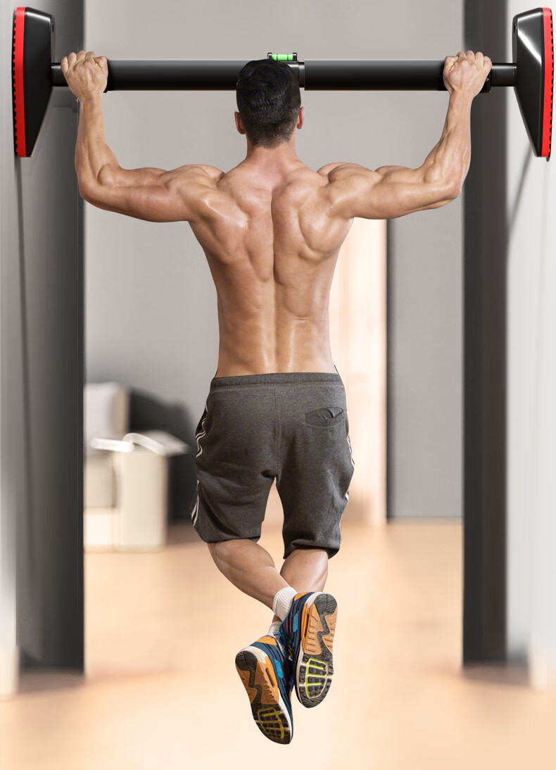 XTEP Home Pull-Up Bar Indoor Fitness Equipment for Children And Adults, No Drilling Required, Door-Mounted Exercise Equipment, Sports Hanging Rod, Short 12