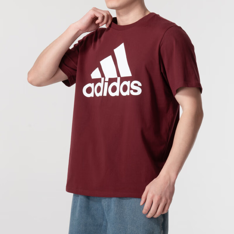 Adidas Men's Summer Fashion Sports Casual Short-Sleeve T-Shirt IC9347 10
