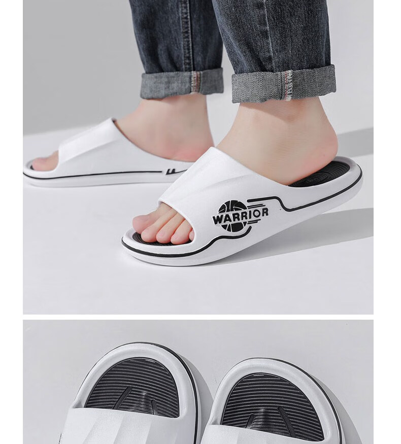 Huili Sports Slippers for Men, Indoor And Outdoor Wear, Comfortable Bathroom Soft Cushioning Non-Slip HL3986 Dark Green Black Size 44-45 19