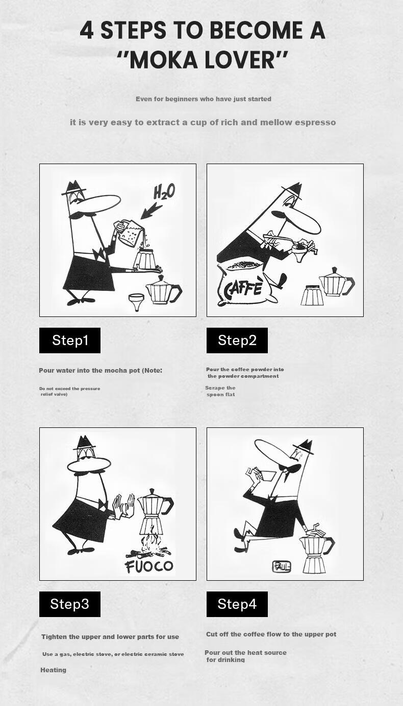 Bialetti Classic Single-Valve 3-Cup Moka Pot, Coffee Maker for Outdoor Camping, Pour-Over Portable Coffee Machine 10