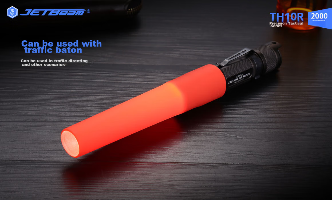 JETBeam TH10R High-Intensity Flashlight, Ultra-Bright Long-Lasting Long-Range Searchlight, Outdoor Emergency Light, Tactical Camping Light 7