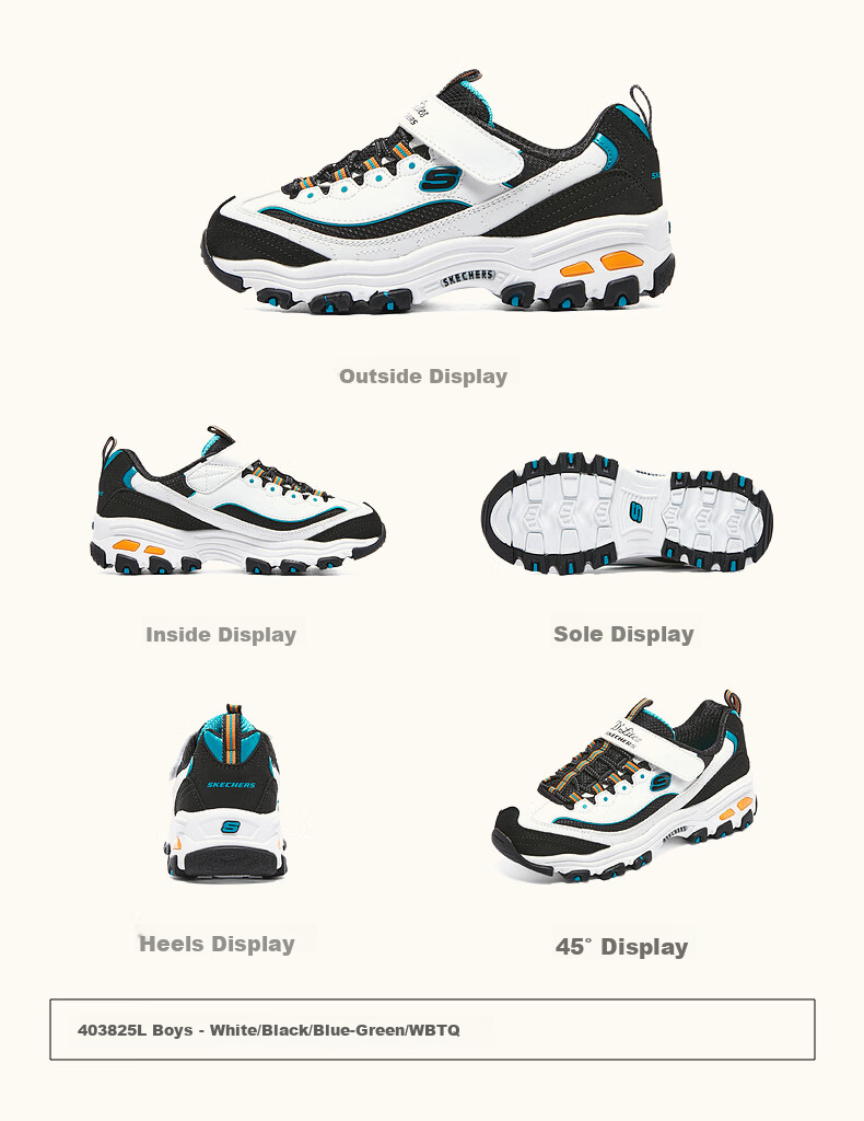 Skechers Kids' Self-Owned Milk Tea Bear Children's Shoes Autumn and Winter Girls' Sports Shoes Big Kids' Running Shoes Panda Shoes 302526L 38