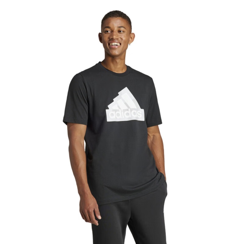 Adidas Men's Summer Fashion Round Neck Sports Casual Short-Sleeve T-Shirt IS2855 9
