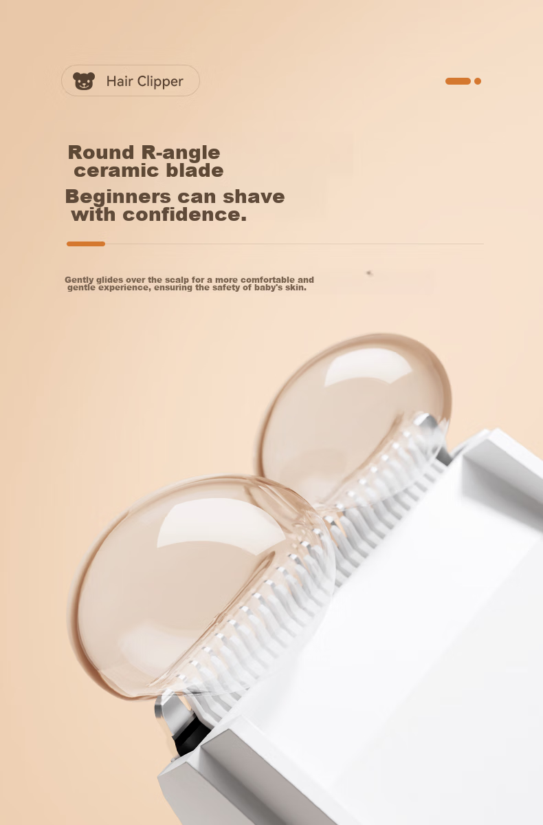 Qiman Automatic Hair Removal Baby Hair Clipper, Quiet Children's Hair Trimmer, Newborn Hair Shaver, Infant Hair Cutting Electric Shaver, QM2007 Gift Box Editio 5
