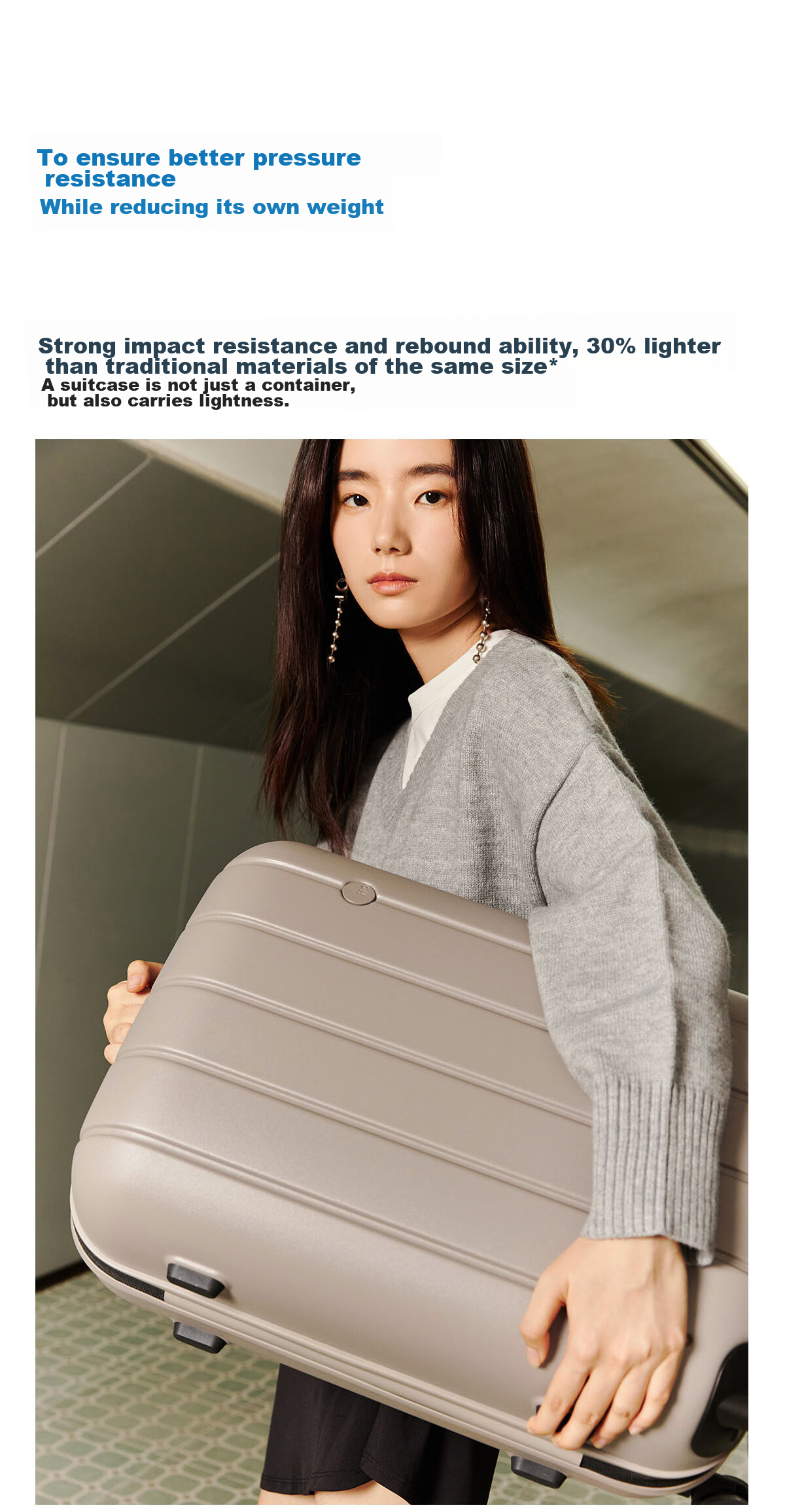 ITO CLASSIC NEAT Sand Brown 30-Inch Large Capacity Suitcase Trolley Case, Sold by JD Travel Password Lock Luggage 8