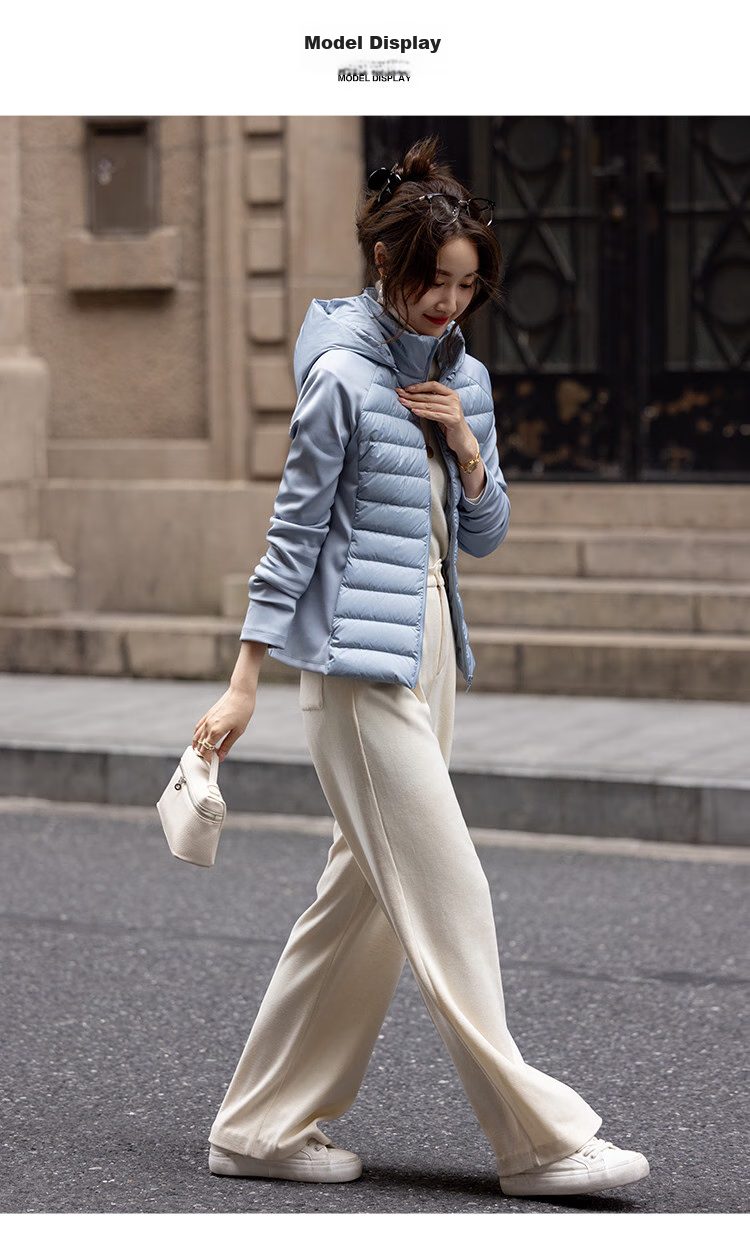 Dme [Cloud Souffle] Winter Dopamine Slim Waist 90% Duck Down Lightweight Warm Versatile Women's down Jacket 23