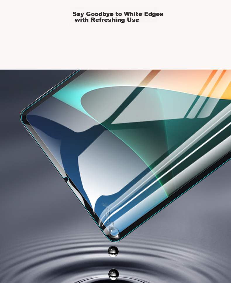 ESCASE Xiaomi Pad 5/5 Pro Tempered Glass Screen Protector for 2021 Model, 11-Inch Tablet Screen Film, HD Clear Protective Film, Shatterproof, Suitable for Xiaomi Pad 5/5 Pro, Transparent 8