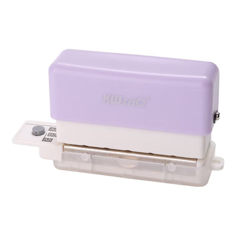 KW-Trio [Best-Selling Product] A5/B5/A4 Multi-Hole Punch, Learning Tool, Student Hole Puncher, Binding Tool for Study Materials, Loose-Leaf Punch