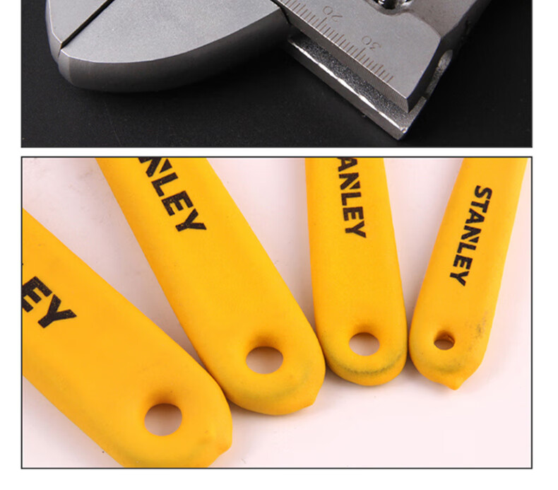 STANLEY B Series Plastic-Coated Handle Adjustable Wrench 8"/200mm STAD01008-23 7