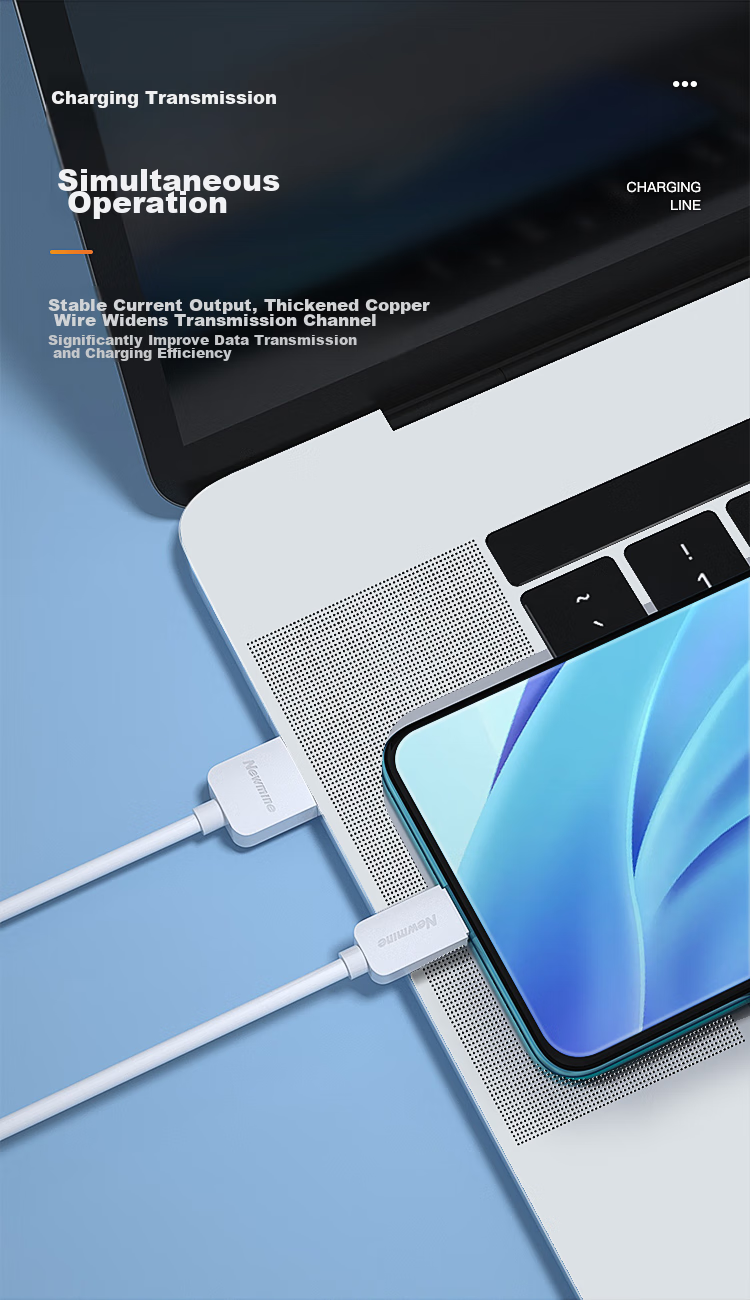 Newmine Android Data Cable, Phone Charging Cord, Micro USB Charger Cable 1 Meter, Compatible with Huawei, Xiaomi, Vivo/OPPO, Redmi, Samsung [Two-Pack] 7
