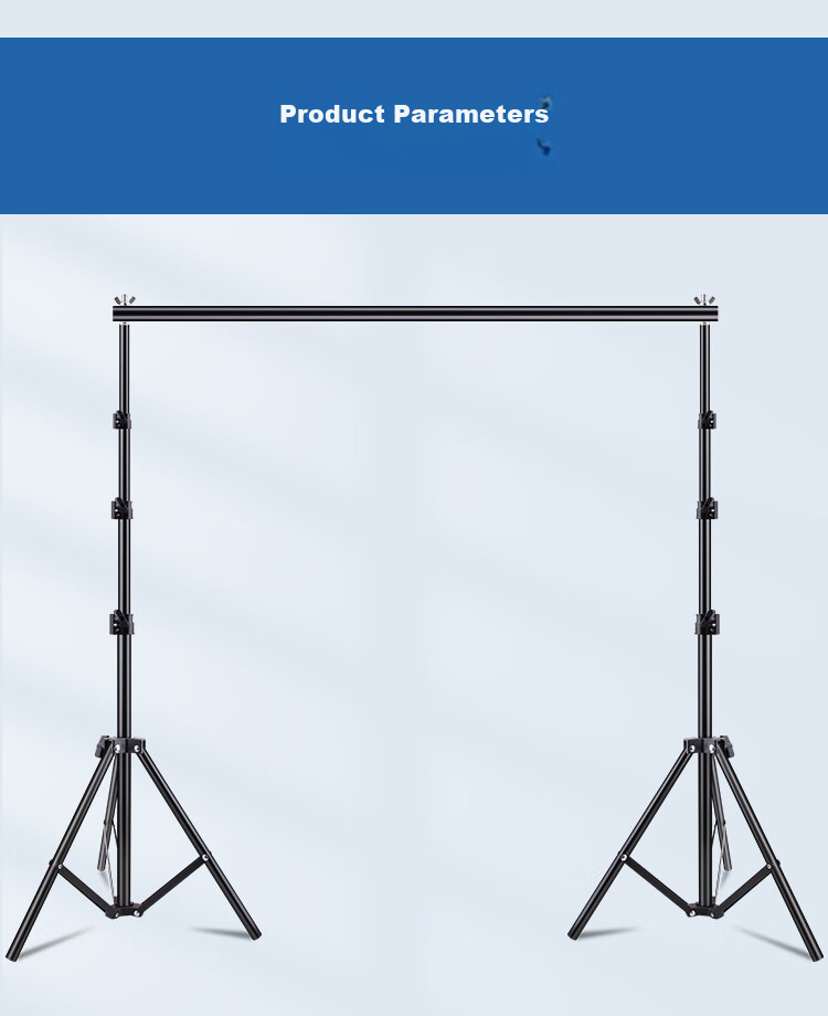 LATZZ 2.7*3 Meter Live Streaming Photography Backdrop Stand, Green Screen Stand, Green Screen Cloth, Chroma Key Photo Background Cloth Stand, Portrait ID Photo Shooting, Thickened Portable Telescopic Gantry Background Stand 32