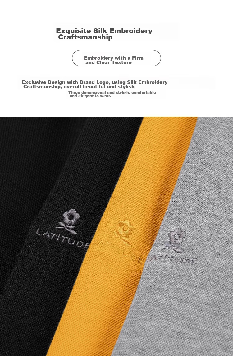 MONTAGUT Men's Long-Sleeve Polo Shirt, Autumn Season, Turn-Down Collar, Pique Long-Staple Cotton, Skin-Friendly Business Casual T-Shirt, Gray, 3XL 6