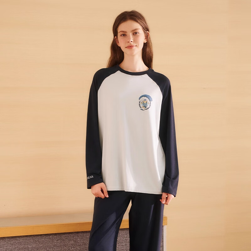 Teenie Weenie Bear Pajamas Blue Navy [Outdoor Parachute Bear] S