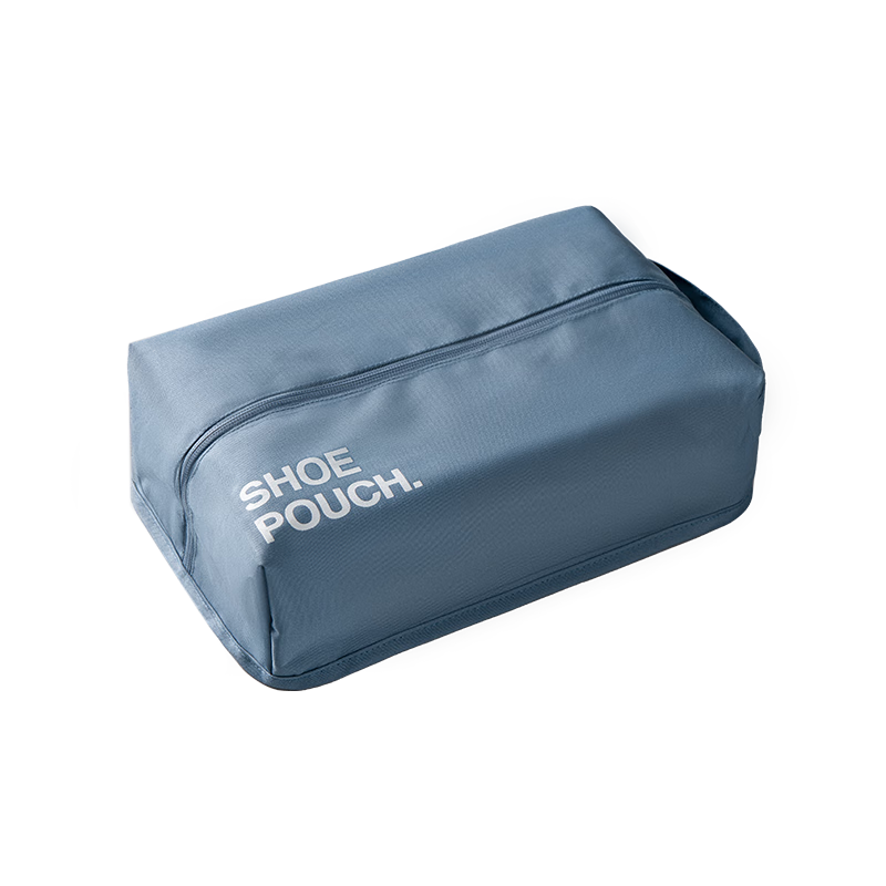 Pack All Shoe Storage Bag, Travel Business Trip Shoe Organizer, Sports Fitness 3D Dustproof Shoe Bag, Blue