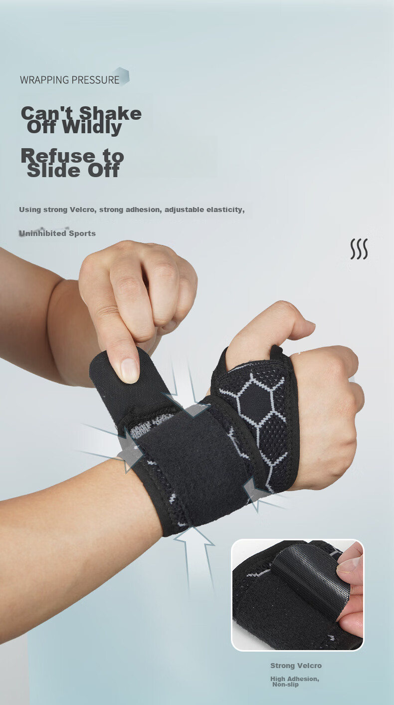 NAILEKESI N Badminton Specialized Wristband for Tendonitis, TFCC, Sports Wrist Strain, Sprains, Compression, Summer Protective Gear 11