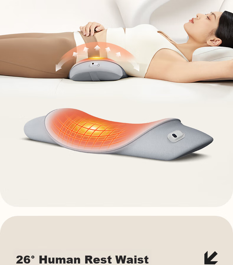 Silaiyi Lumbar Support Pillow, Back Cushion, Bed Back Pad, Pregnancy Waist Brace, Memory Foam Lumbar Pillow for Herniated Disc 2