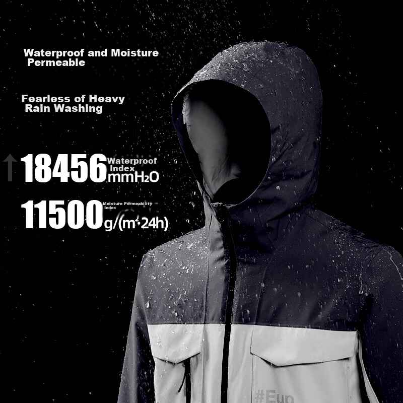 NORTHLAND [Huyanglin 2.0] Men's Water-Repellent And Windproof Three-In Jacket, Hiking And Mountaineering Two-Piece Set