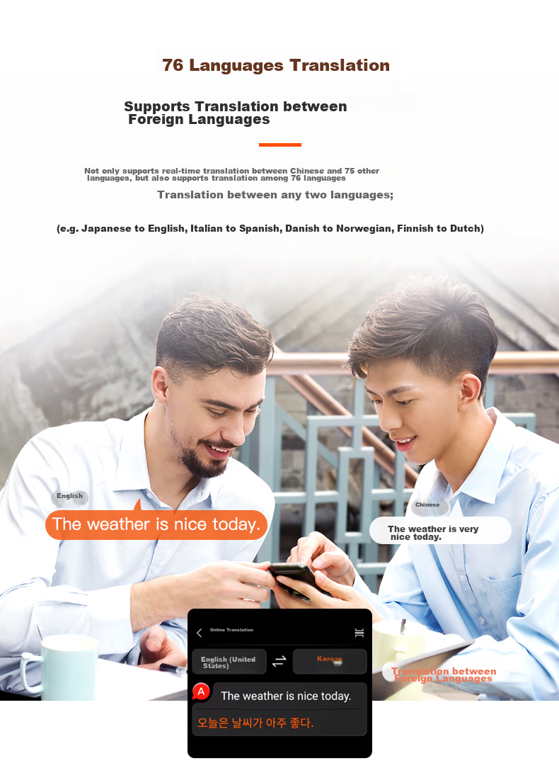 JoneR Translation Device GOPlus, Real-Time And Offline Interpretation for Multiple Languages, Photo Translation, English Learning Tool, Business And Travel Translation Aid with Free Earphones 3