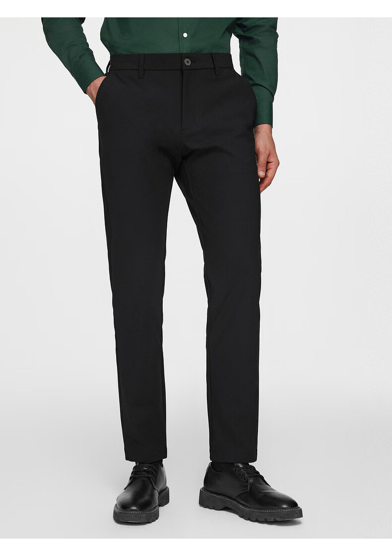 G2000 [Anti-Static] Spring And Autumn Mall Matching Business Commute Soft Comfortable Formal Dress Pants, Black, Size 32 3