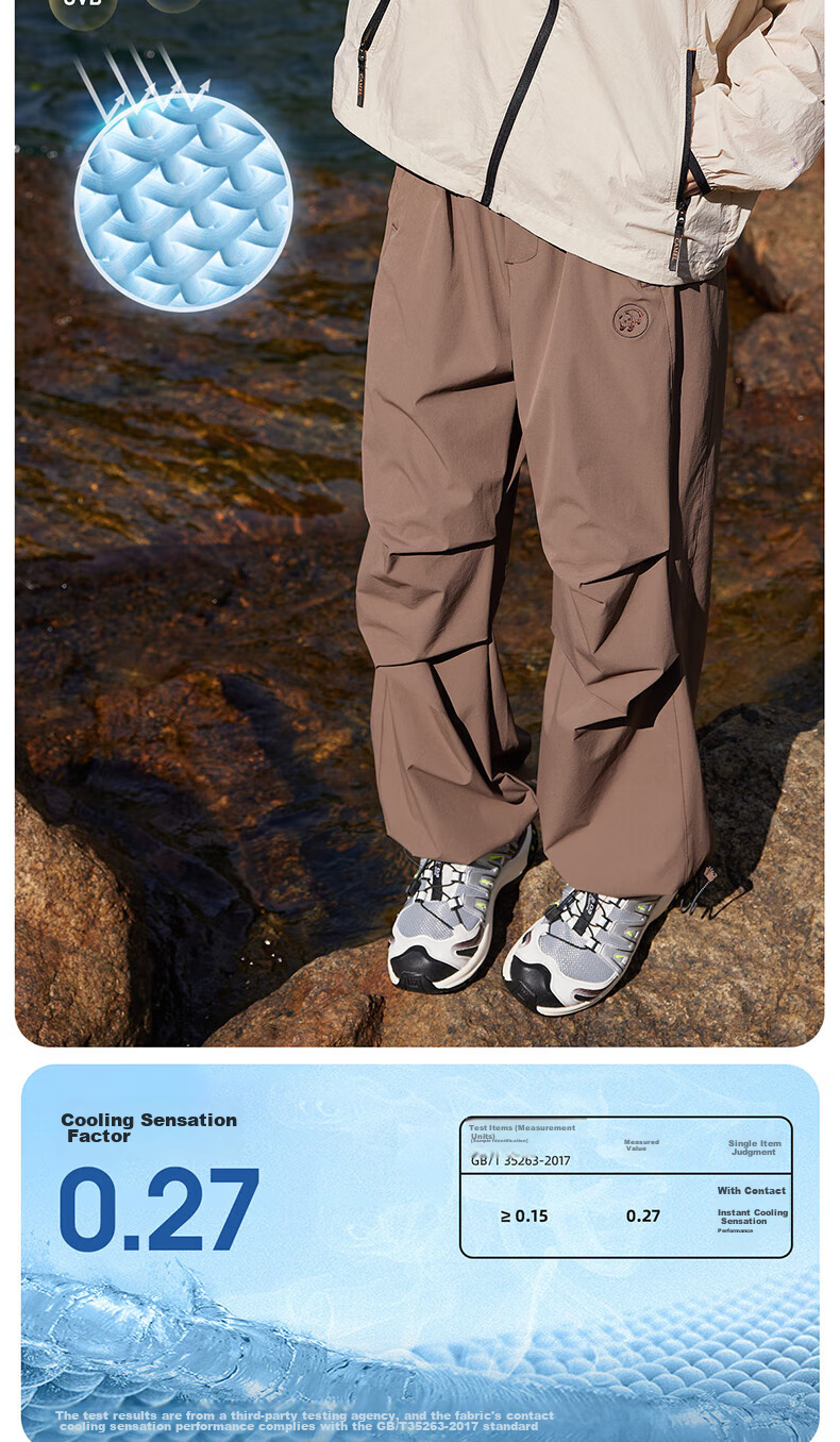 CAMEL [Paratrooper Pants] Quick-Dry Cargo Pants for Women, Loose Wide-Leg Trousers, Outdoor Hiking Climbing Long Pants, Parachute Pants 9196 3