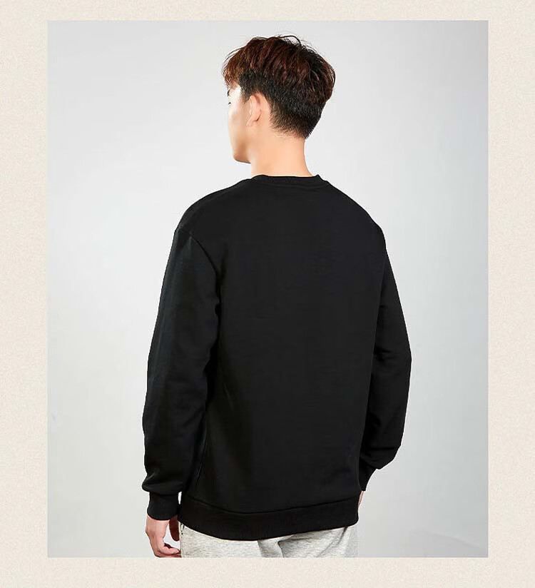 Li-Ning Men's Versatile Sweatshirt, Comfortable Pullover Round Neck Long-Sleeve Casual Sports Top Sweatshirt for Me 2