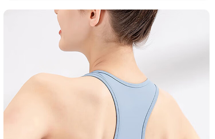 MINISO High-Intensity Sports Bra for Women, Running Anti-Shock Anti-Sagging Side Support Yoga Pilates Training Beautiful Back Bra 11